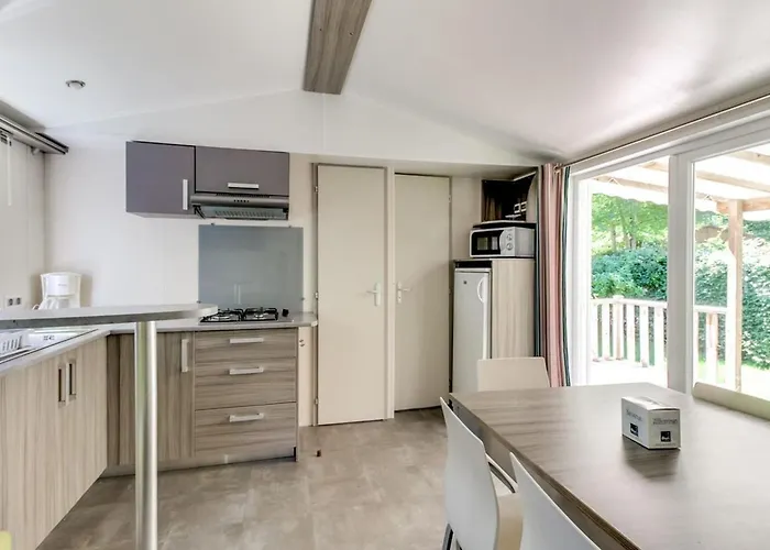 Mobil-home Pour 7 Personnes Avec Terrasse A - Api-1-52-1423 La Bastide-de-Sérou